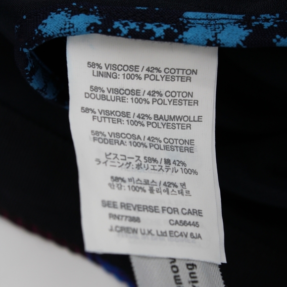 J.Crew Midnight Floral Jacquard Skirt C5911 Size 2 Embroidered Jewel Tones - Picture 8 of 9